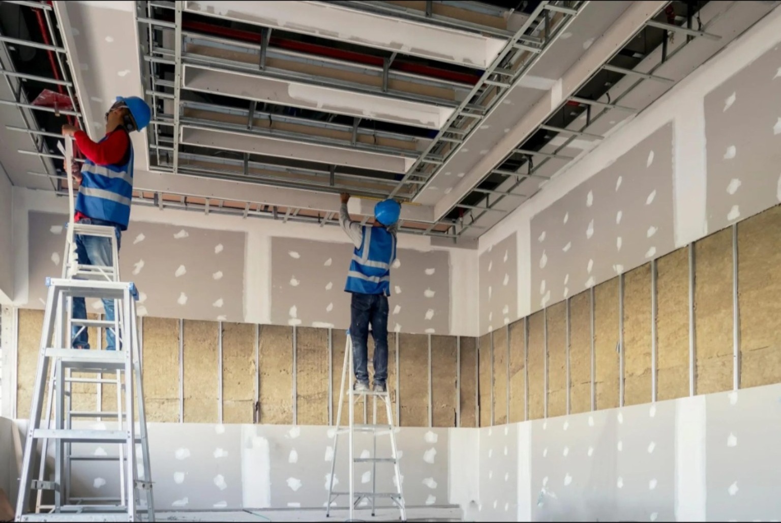 Gypsum ceiling work