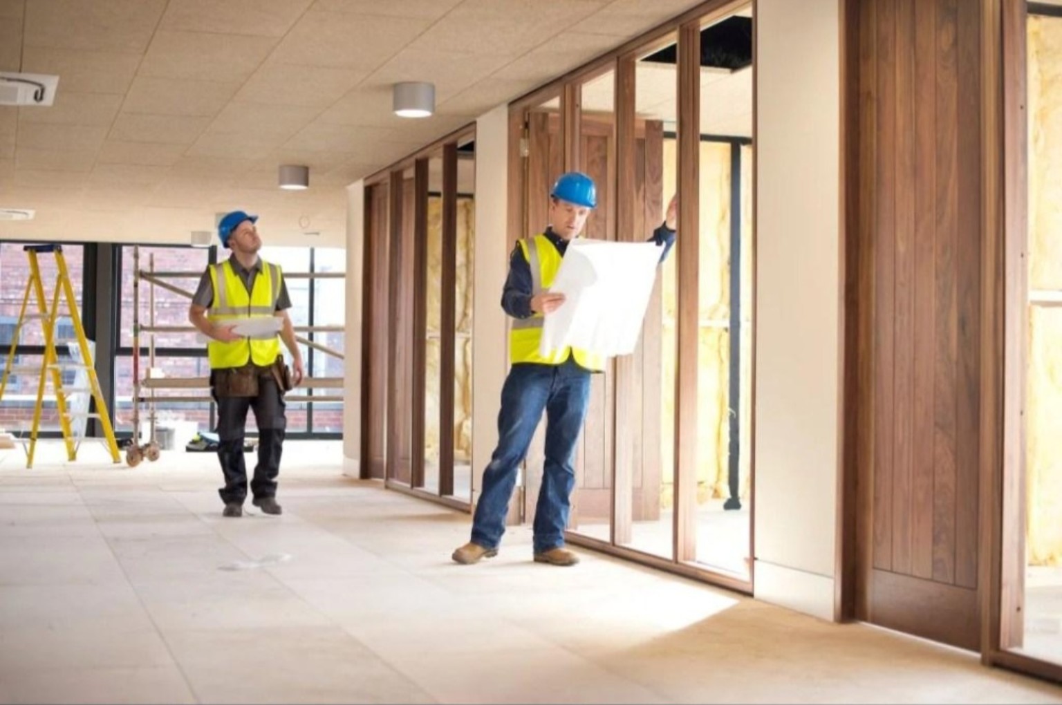 Interior finishing work