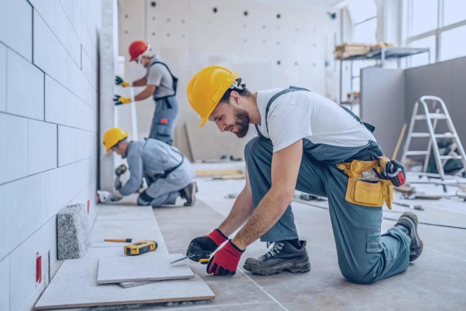 Tile installation
